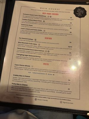 Menu photo 6 Point Phillips Hotel Bath, PA