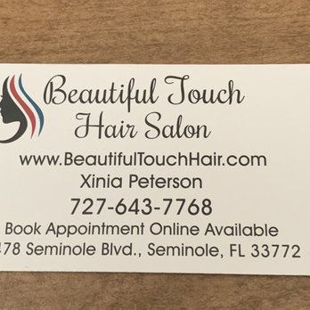 Beautiful Touch Hair Salon - Business card - Hair Salons Near Me - Seminole, Florida Beautiful Touch Hair Salon - Business card - Hair Salons Near Me - Seminole, Florida