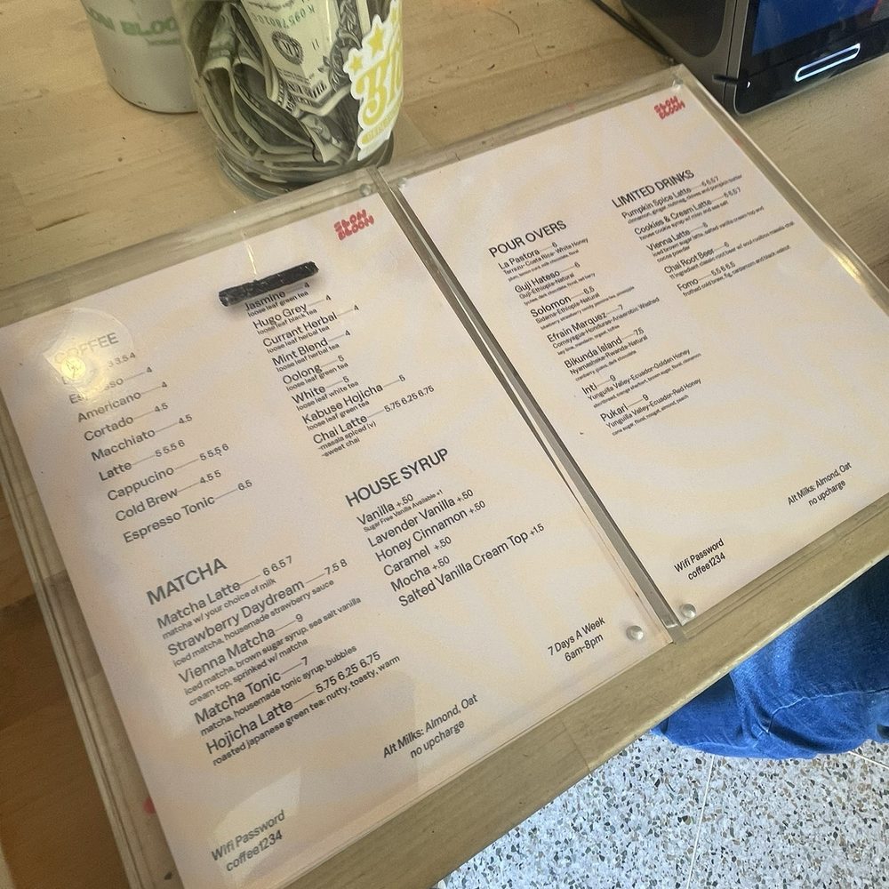 Slow Bloom Coffee - Menu - Coffee & Tea Near Me - Redlands, California Slow Bloom Coffee - Menu - Coffee & Tea Near Me - Redlands, California