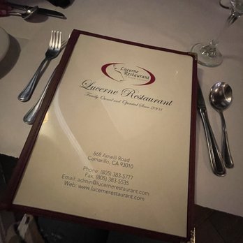 Lucerne Restaurant - Italian Near Me - Camarillo, California Lucerne Restaurant - Italian Near Me - Camarillo, California