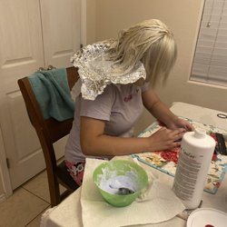 Sally Beauty - When to sally and got a few things and started my hair.