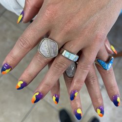 Super Nails - Sns Ombre dipping and gel design