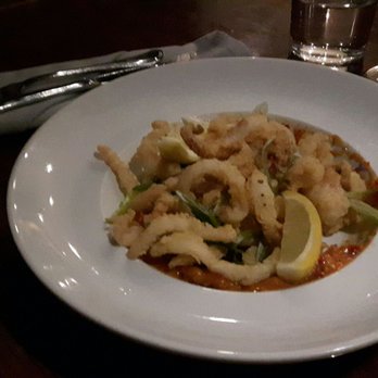 Chez Boss & Fils - Calamari. Absolutely the most tender I have ever tasted, with and addictive sauce. - Seafood Near Me - Verdun, Quebec Chez Boss & Fils - Calamari. Absolutely the most tender I have ever tasted, with and addictive sauce. - Seafood Near Me - Verdun, Quebec