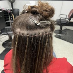 JP's Hair Supply - Putting in extensions