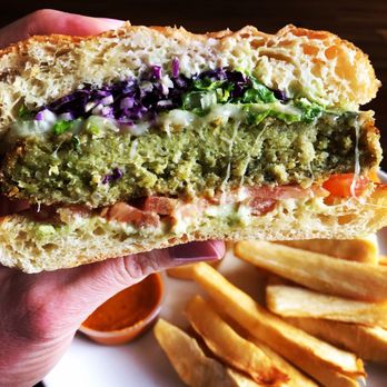 Sanguche - Quinoa burger - Peruvian Near Me - Naperville, Illinois