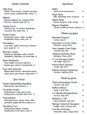 Menu photo 2 Salute Restaurant & Bar Bend, OR Menu photo 2 Salute Restaurant & Bar Bend, OR