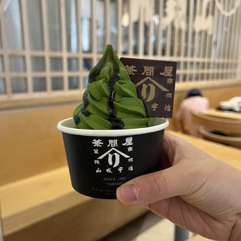 Yamari - 10/28/23. Matcha Soft Serve ($6.75) - Desserts Near Me - Torrance, California Yamari - 10/28/23. Matcha Soft Serve ($6.75) - Desserts Near Me - Torrance, California