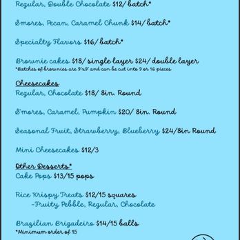 Cerulean Sweets - MENU pt2 - Desserts Near Me Cerulean Sweets - MENU pt2 - Desserts Near Me