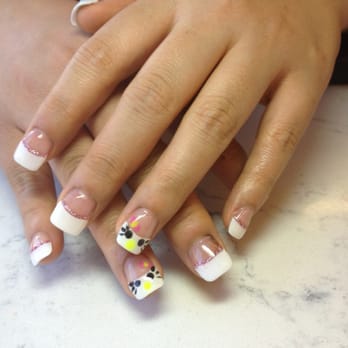 Sunset Nails - Gel nails with design - Nail Salons Near Me - San Francisco, California