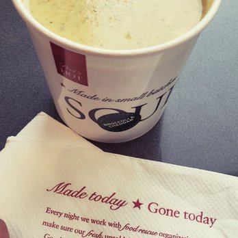 Pret A Manger - Cheddar Broccoli Soup.. - Coffee & Tea Near Me - New York, New York