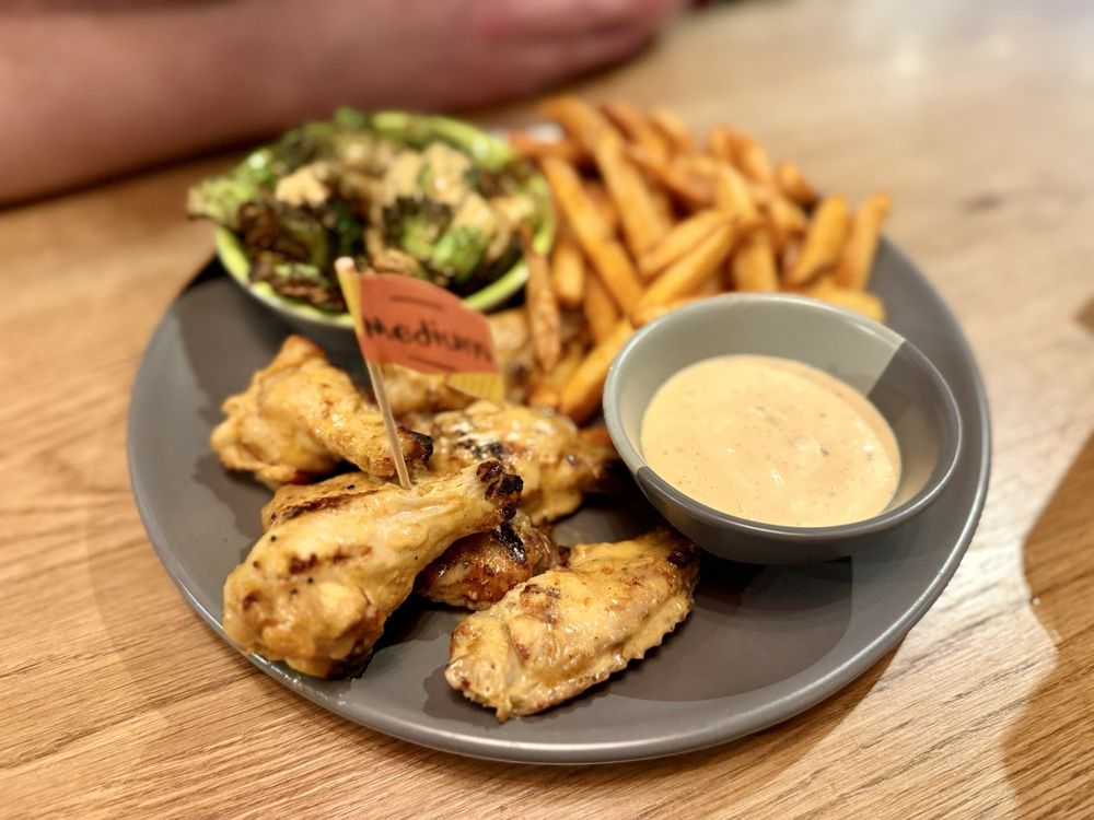 Food from Nando's Peri-Peri