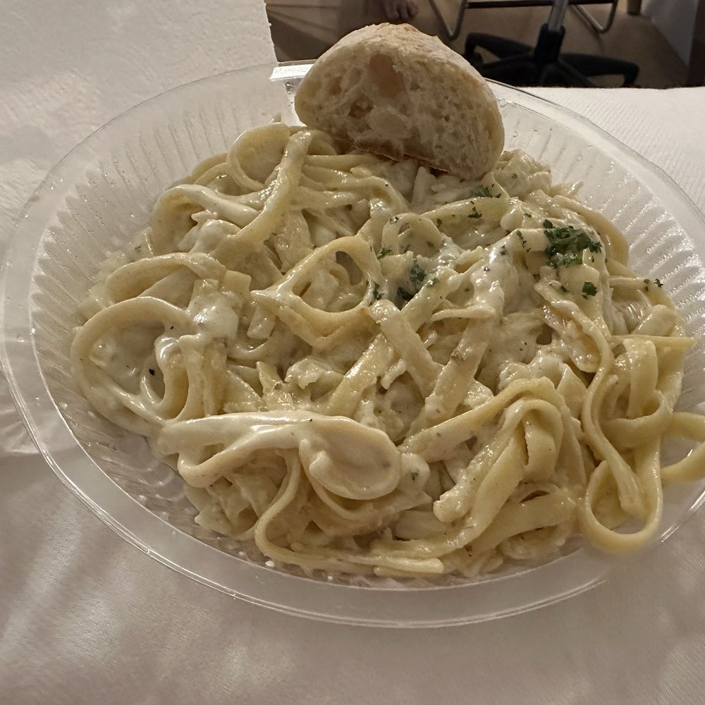 Alfredo, extra sauce
