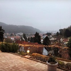 Pension Bergterrasse - Aussicht ins Tal
