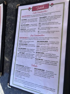 Menu photo 2 The Trails Eatery San Diego, CA