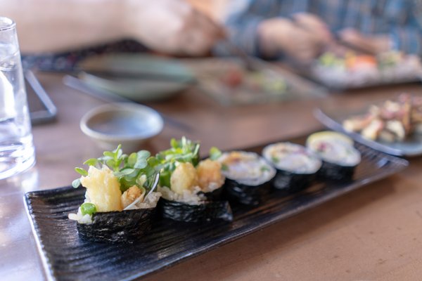 Photo of Sushi Ran - Sausalito, CA, US. Shrimp tempura roll