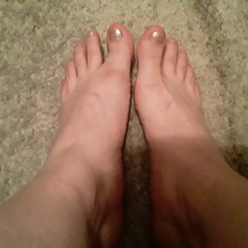 Natural Nail Design - Silver polish pedicure - Nail Salons Near Me - Medford, Massachusetts Natural Nail Design - Silver polish pedicure - Nail Salons Near Me - Medford, Massachusetts