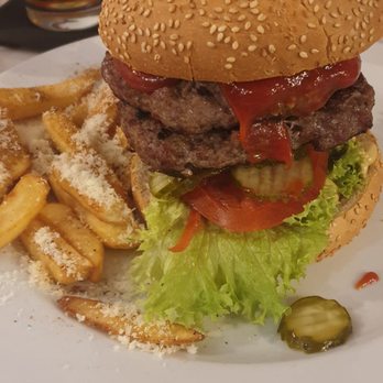 Well Done - Double cheeseburger....very filling! - American Near Me - Kraków, Massachusetts