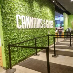 Cannabis & Glass - Spacious with 2 sides