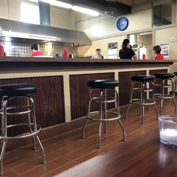 Gulla's Lunch - a restaurant counter and stools - Salad Near Me - Bellaire, Ohio