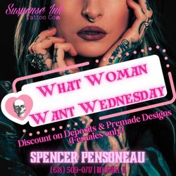 Suspence Ink - Women tattoo specials, every week