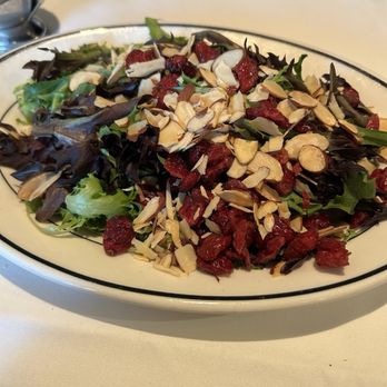 Weber's Restaurant - Strawberry and almond salad with strawberry vinaigrette - Seafood Near Me - Ann Arbor, Michigan