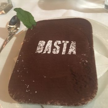 Basta - Amazing tiramisu! - Italian Near Me - Cranston, Rhode Island Basta - Amazing tiramisu! - Italian Near Me - Cranston, Rhode Island