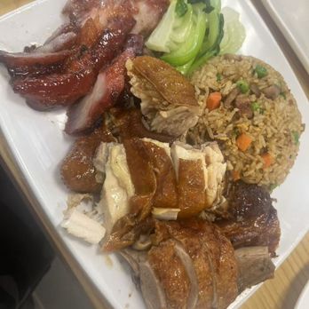 Fat Boy Roasted Delights - Barbecue pork soy sauce chicken with fried rice - Chinese Near Me - Modesto, California Fat Boy Roasted Delights - Barbecue pork soy sauce chicken with fried rice - Chinese Near Me - Modesto, California