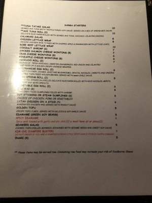 Menu photo 8 Karma Asian Denver, CO