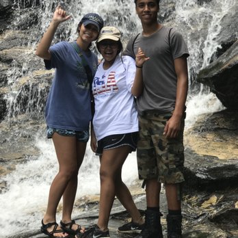 Glen Falls Trail - Jamarcus & Richard's Hiking Club - June 10th, 2017. This is the 3rd out of 5 waterfalls on this trail. - Hiking Near Me - Highlands, North Carolina Glen Falls Trail - Jamarcus & Richard's Hiking Club - June 10th, 2017. This is the 3rd out of 5 waterfalls on this trail. - Hiking Near Me - Highlands, North Carolina