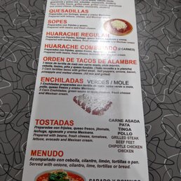 Menu Menu
