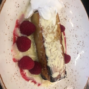 Bistro Verde at Nordstrom - White chocolate raspberry bread pudding - American Near Me - New York, New York Bistro Verde at Nordstrom - White chocolate raspberry bread pudding - American Near Me - New York, New York