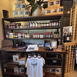 Hamm's Meat Market - They have their own rubs, sauces, and jellies for purchase.