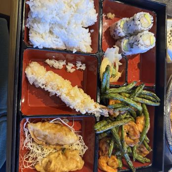 Sakura Sushi & Ramen - Shrimp and sting bean bento - Sushi Bars Near Me - Bluffton, South Carolina Sakura Sushi & Ramen - Shrimp and sting bean bento - Sushi Bars Near Me - Bluffton, South Carolina