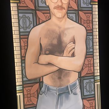 Analog II Arcade Bar - Hanging artwork, Tobias Fünke from "Arrested Development" - Arcades Near Me - Moline, Illinois