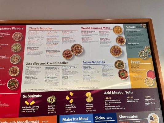 Menu photo 2 Noodles and Company Omaha, NE