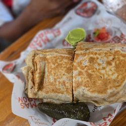 Steak burrito