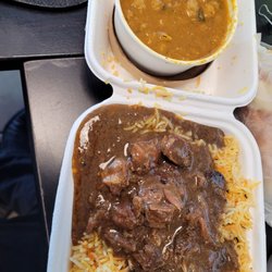 Spice N Curry - Halal Goat Meal with garbanzos.
