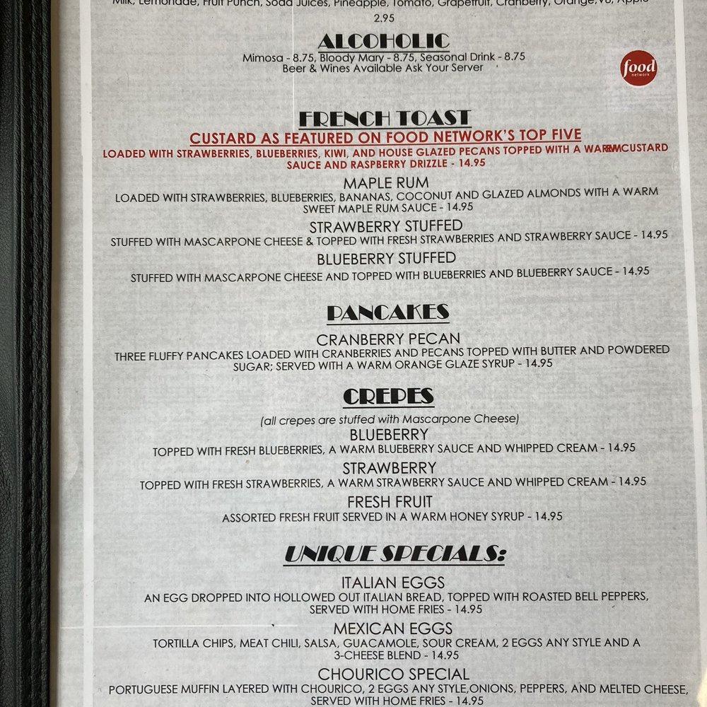 Modern Diner - Menu - Diners Near Me - Pawtucket, Rhode Island
