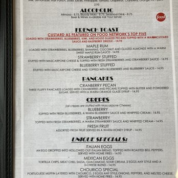 Modern Diner - Menu - Diners Near Me - Pawtucket, Rhode Island