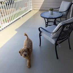 Finished deck. Finished deck.