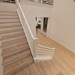 Herbie's Hardwood Floors - After - Stairway