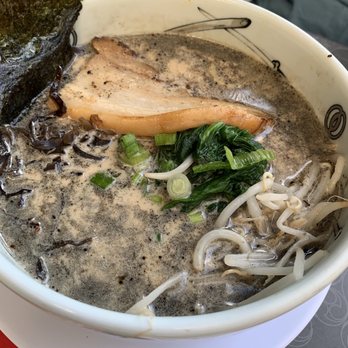 Menya Muso - Black Garlic Ramen ($11) - Ramen Near Me - Seattle, Washington