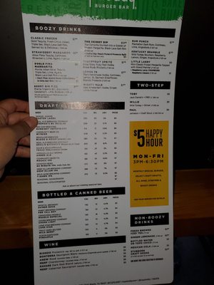 Menu photo 2 Hopdoddy Burger Bar Fort Worth, TX Menu photo 2 Hopdoddy Burger Bar Fort Worth, TX