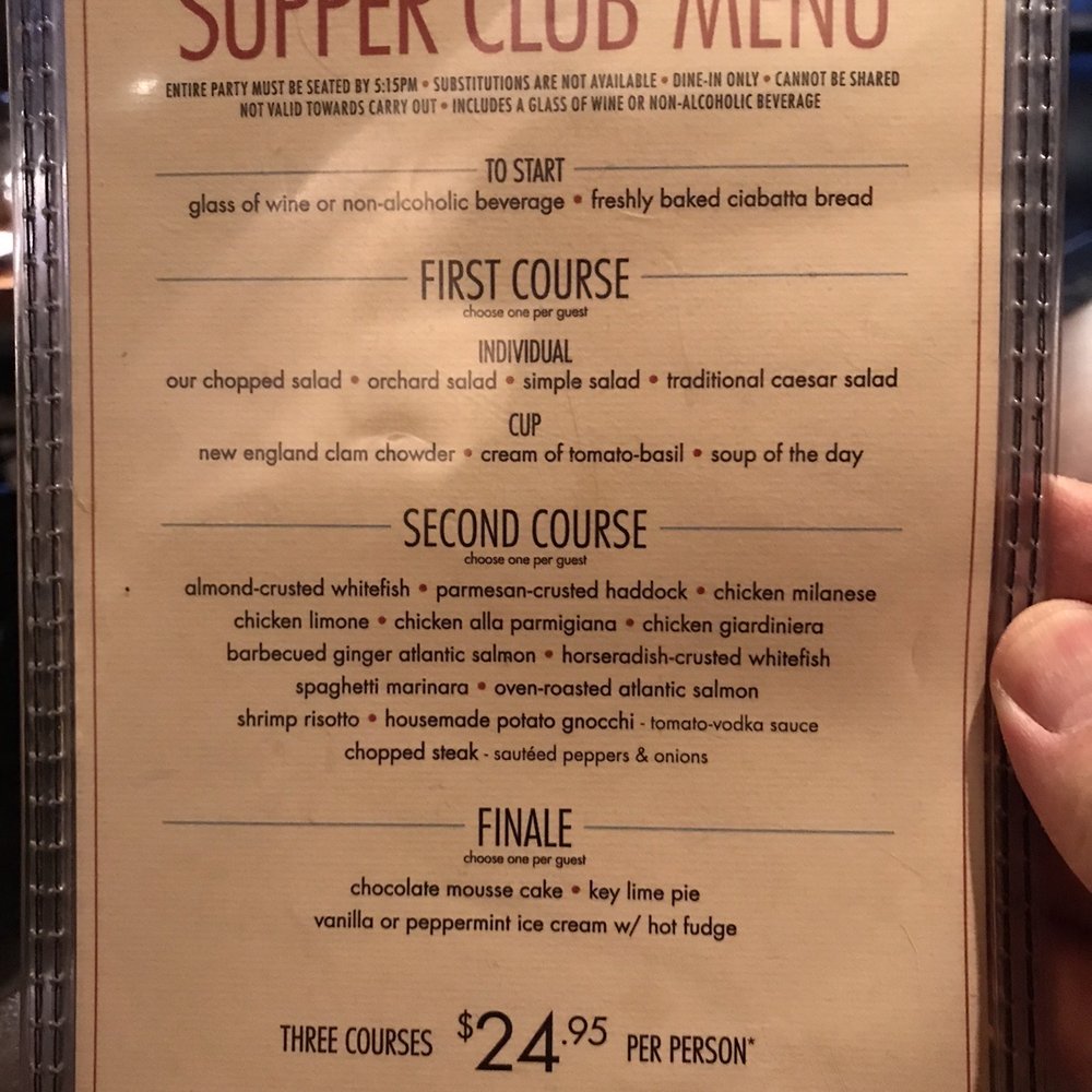Di Pescara - Supper Club Menu - Italian Near Me - Northbrook, Illinois Di Pescara - Supper Club Menu - Italian Near Me - Northbrook, Illinois