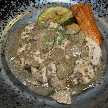 Threadfin Bistro - JIDORI CHICKEN with FRESH SUMMER TRUFFLES - Seafood Near Me - Honolulu, Hawaii
