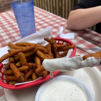 Handlebars Food & Saloon - Fried Green Beans - American Near Me - Silverton, Colorado Handlebars Food & Saloon - Fried Green Beans - American Near Me - Silverton, Colorado