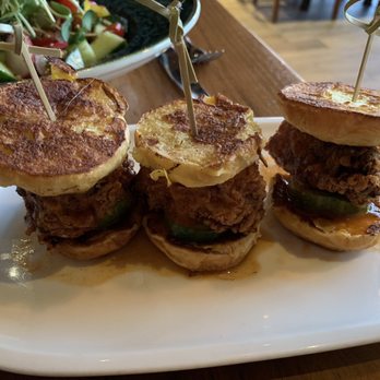 Barrel & Bushel - Hot Fried Chicken Crispy Chicken Sliders - Bars Near Me - Tysons Corner, Virginia