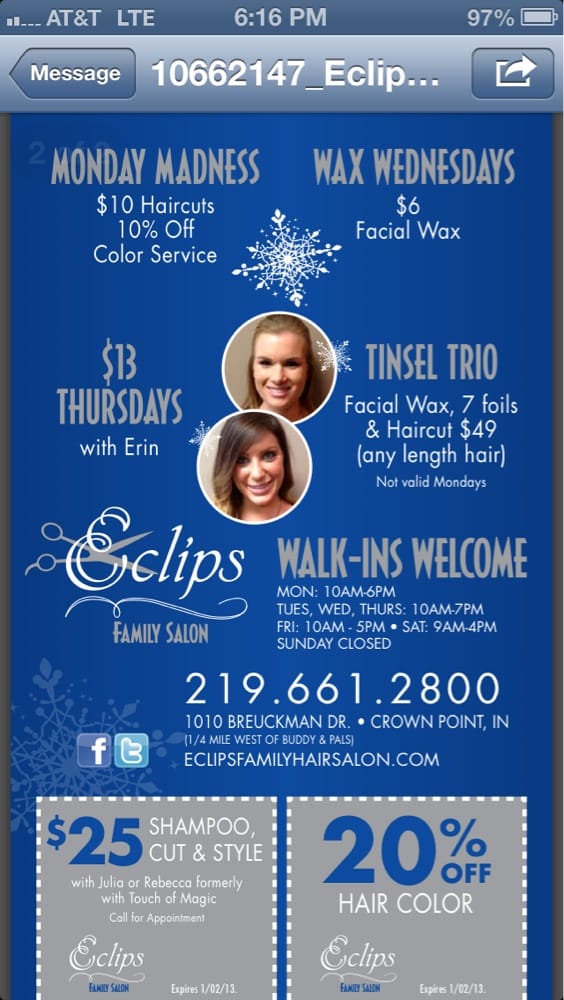 Eclips Family Salon Logo