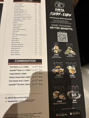 Menu photo 1 JINYA Ramen Bar - Hackensack Hackensack, NJ