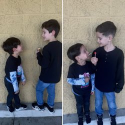 Wonder World Barber Shop - Before & After Kiddo on left done by Yousef Kiddo on right done by Jonathan